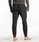 Men's Bamboo Lightweight Fleece Jogger - Black Sand