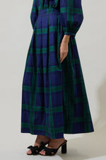 Harrisville Plaid A-Line Maxi Skirt