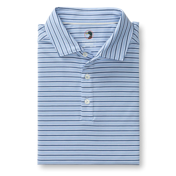 Summerford Performance Jersey Polo - Serenity Blue