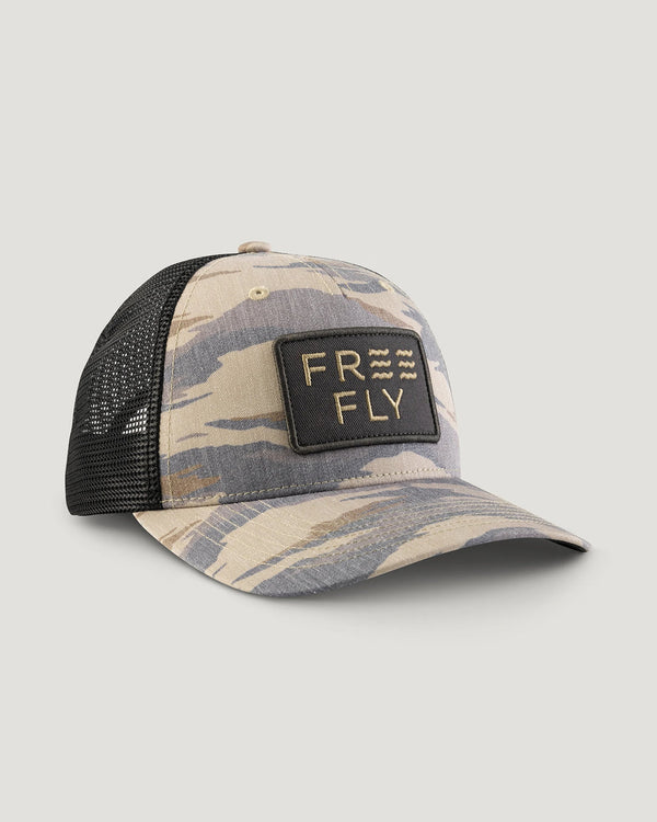 Wave Trucker Hat: Congaree Camo