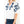 Emb Puff Sleeve White Top