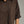 Brown Short Sleeve Top w Split V-Neck & Contrast Stitch detail
