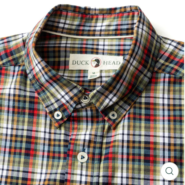 Cotton Twill Sport Shirt
Baley Plaid Maritime Blue