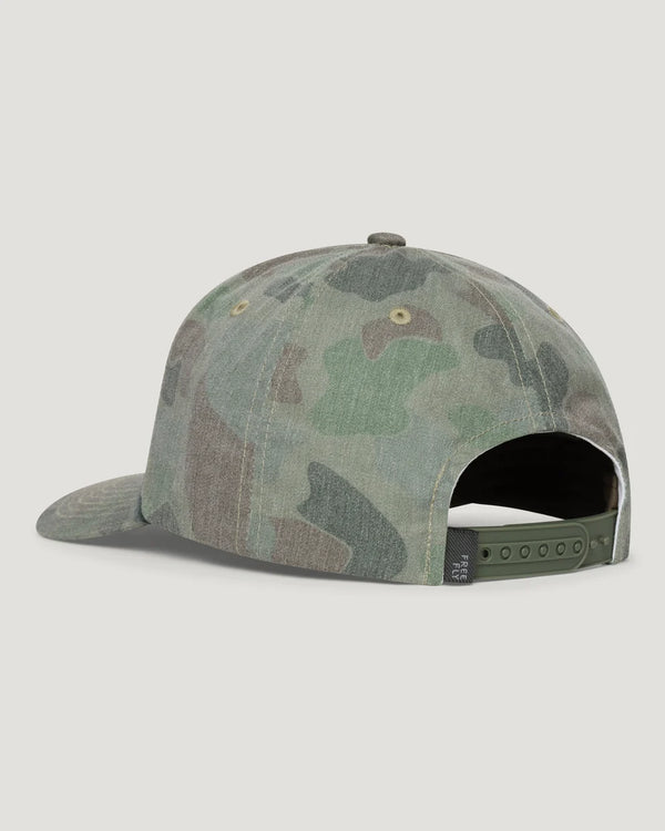 Logo Performance Hat - Vintage Camo Oil Green