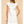 White Ruffled V Neckline Contrast Stitching Detail Dress
