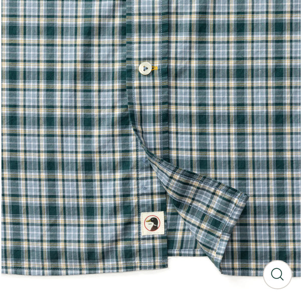 Cotton Twill Sport Shirt
Lanier Plaid Emerald Green