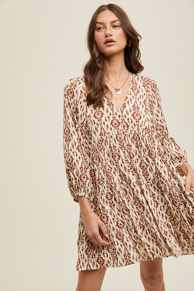 Ikat Mini Dress