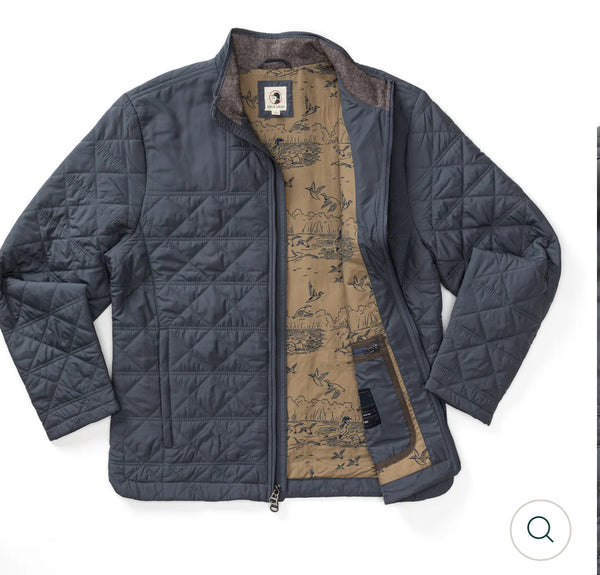 Fremont Sport Performance Quilted Jacket - Ocean Grey