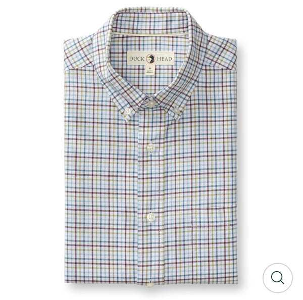 Cotton Oxford Sport Shirt
Bennet Plaid Fig
