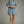 Denim Collared Short Sleeve Mini Dress w Front Zipper