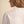 Off White Button Up Top with Scalloped Trim