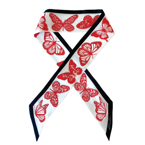 The Mariposa Twilly in Red & Black