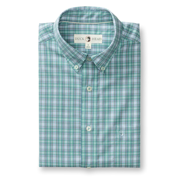 Performance Poplin Sport Shirt - Aspen Green