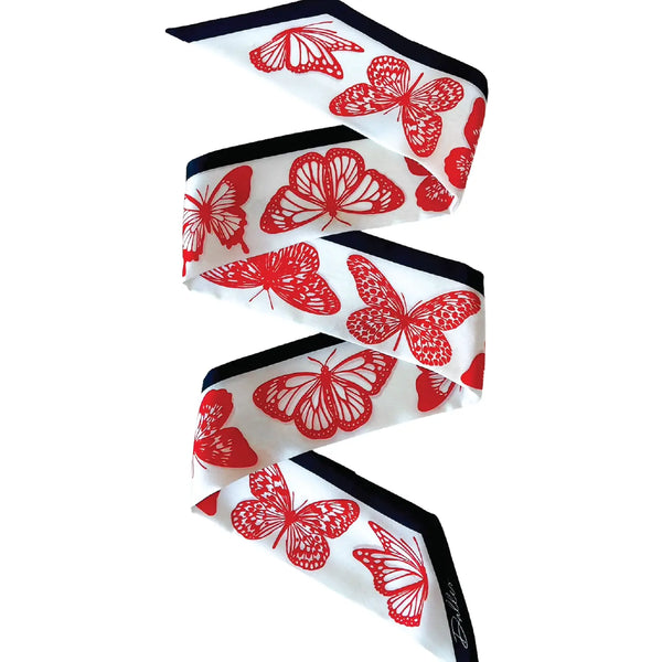 The Mariposa Twilly in Red & Black