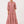 Red Geometric Maxi Puff Sleeve Dress W Pockets