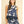 Floral Navy Sleeveless Crop Top