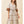 Striped Split Neck Contrast Trim Detail Midi Dress