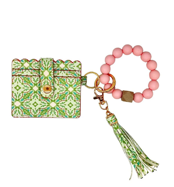 Lagos Blush Keychain Wristlet Wallet