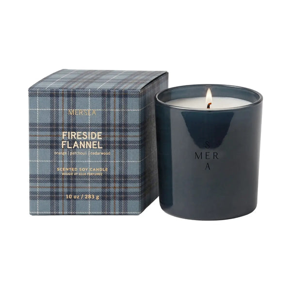Holiday Boxed Candle - Fireside Flannel / 10 oz