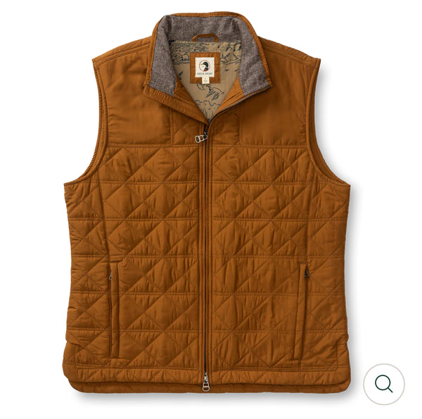 Fremont Sport Performance Quilted Vest  Dark Amber