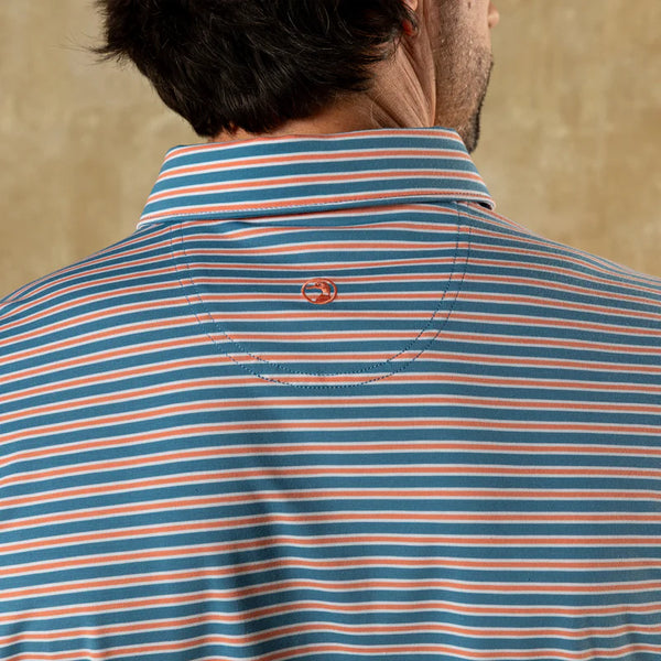 Summerford Performance Jersey Polo - Sunwashed Blue