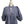 Blue Geometric Maxi Puff Sleeve Dress W Pockets