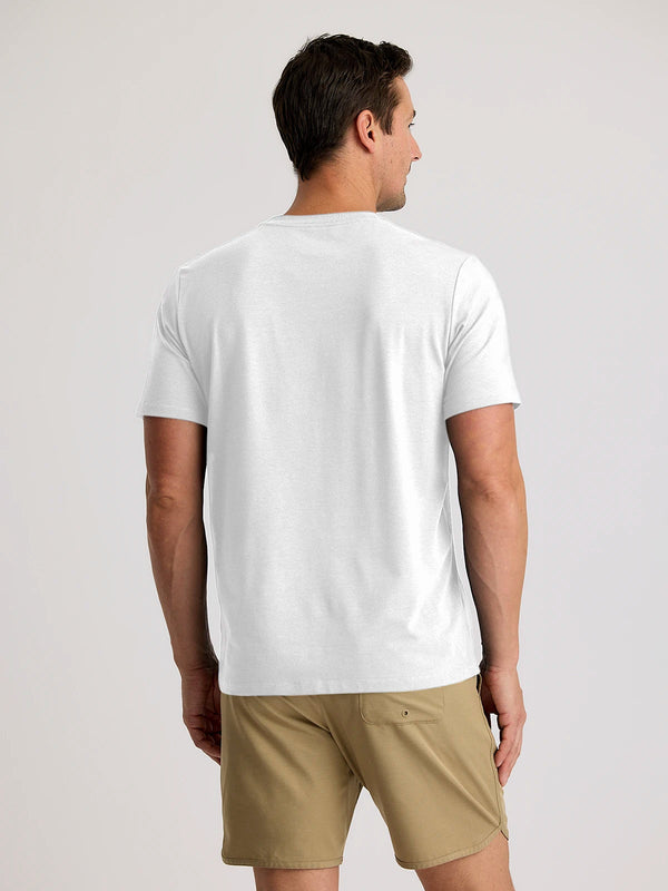 Men's Bamboo Current Pocket Tee: Bright White