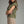 Olive Cap Sleeve Top w Rolled Mock Neck