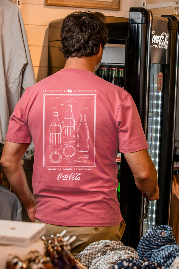 Coke Patent Tee - Washed Red