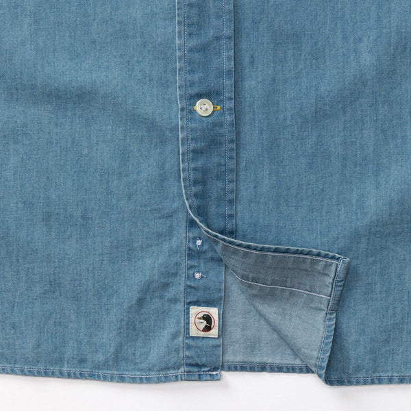 Denim Twill Sport Shirt - Denim