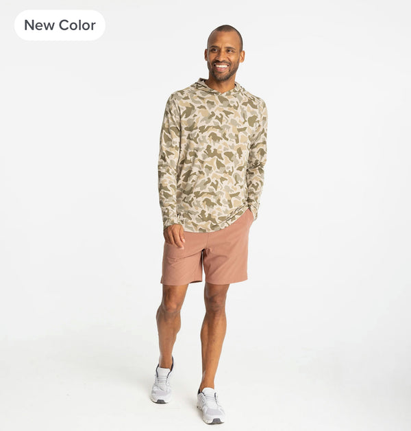 Men's Bamboo Shade Hoodie - Barrier Island Camo