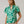 Barcy Smocked Top Estela Floral Kelly Cream