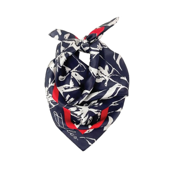 Navy + Red Gameday Scarf