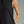 Solid Black Stand Collar Sleeveless Mini Dress