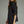 Black ¾ Sleeve Top w Button Closure