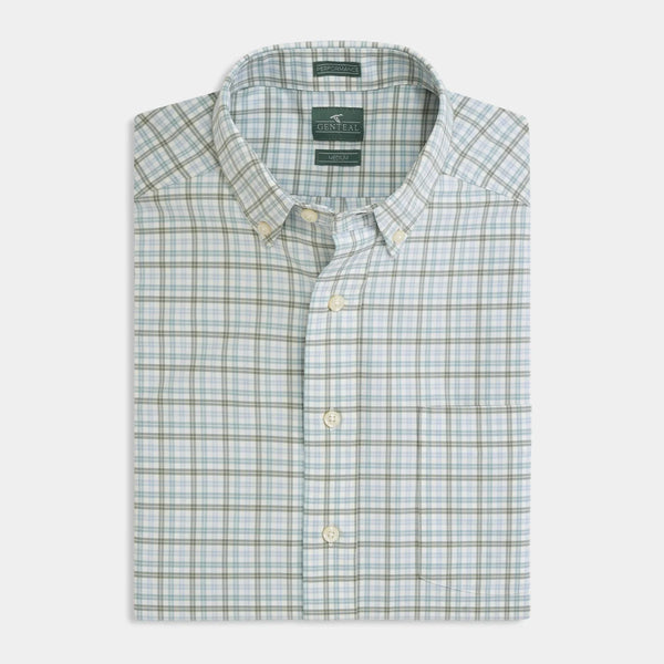 Eaton Performance Sport Shirt - Green Granite