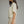 Ecru Short Sleeve Knit Top w Ribbed Trim Detail
