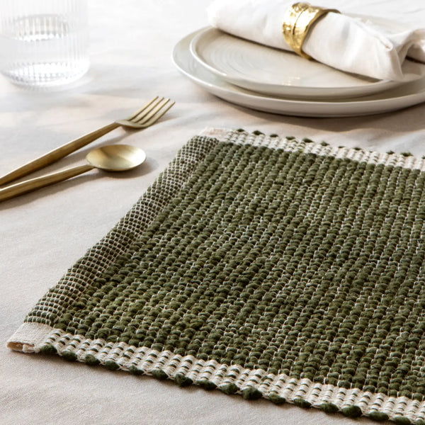 Lattice Placemat - Olive Branch