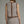 Brown Gingham Sleeveless Top Featuring Contrast Binding Detail