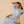Dream Shawl Collar Robe - Sky Blue Stripe