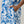 Ciela Floral Benson Trapeze Mini Dress White Blues