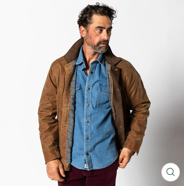 Waxed Duck Canvas Jacket BUCKSKIN