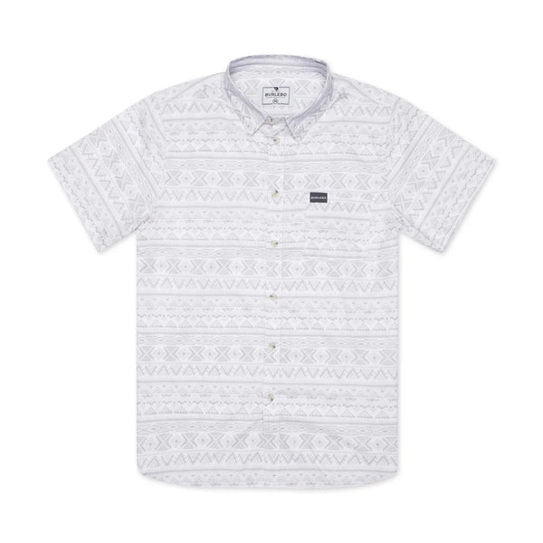 Performance Button Up - Grey Aztec