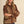 Suede Chocolate Brown Embroidered Top