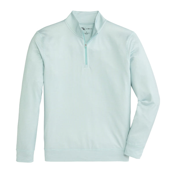 Hairline Stripe Printed Performance 1/4 Zip - Aquifer