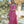 Tarie Tropical Emely Tiered Maxi Dress Pink & Orange