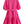 Hot Pink Textured Puff Sleeve Dress