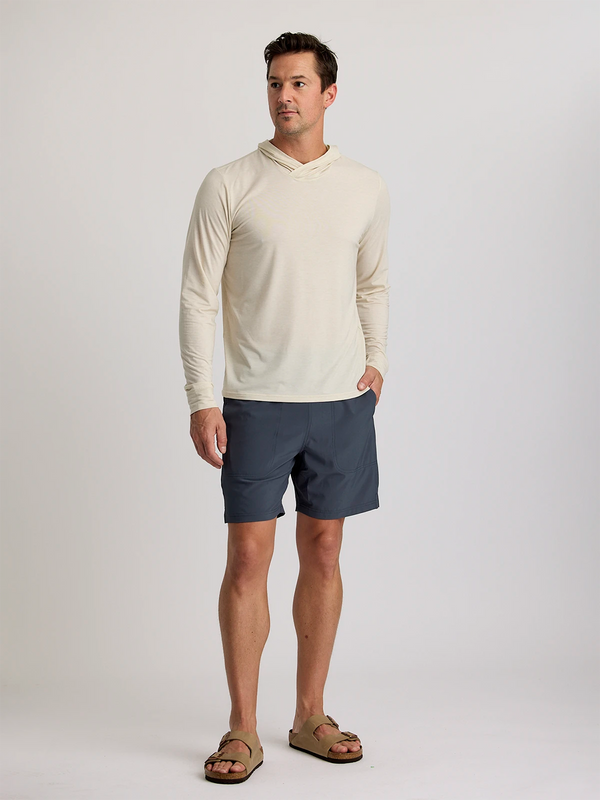 Men's Elevate Lightweight Hoodie: Heather Birch