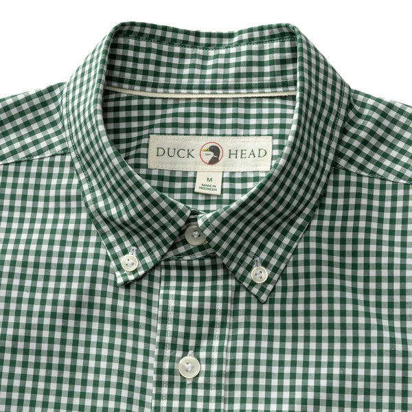 Performance Poplin Sport Shirt - Hunter Green