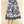 Navy Floral Tiered Midi Skirt